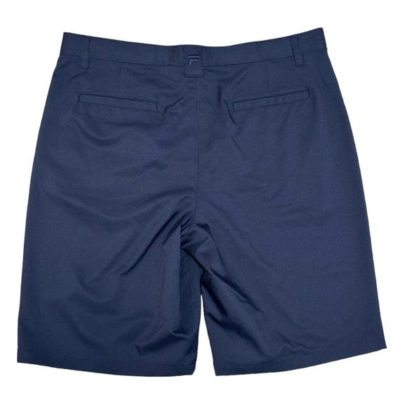 Men's FILA Sport 36 Large Golf Shorts Navy Blue Chino Khakis Athletic Grip Waist - Picture 4 of 10